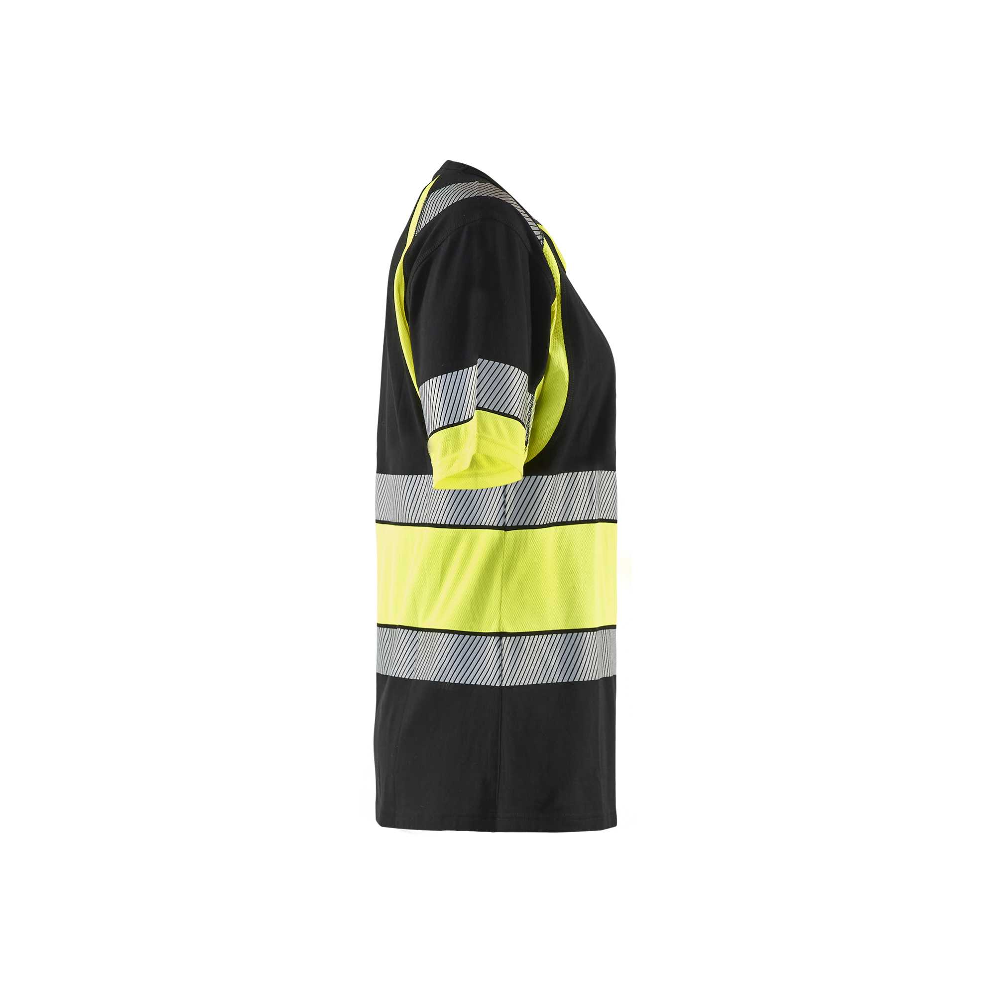 BLAKLADER 34101030 Women’s Hi Vis T Shirt Hi Vis Reflective Short Sleeve Work T-Shirt WOMEN - 100% Cotton